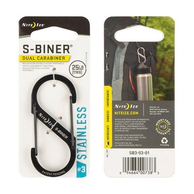 Mosqueton S-Biner 3 metal 11kg