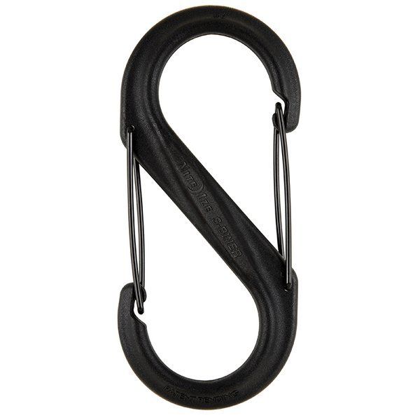 Mosqueton S-Biner 6 plastico negro 22,67kg