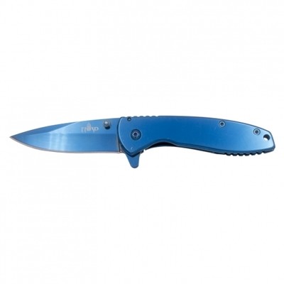 Navaja asistida de Titanio Azul