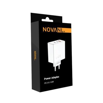 NOVANL USB A &amp; USB C Stekker (65W)