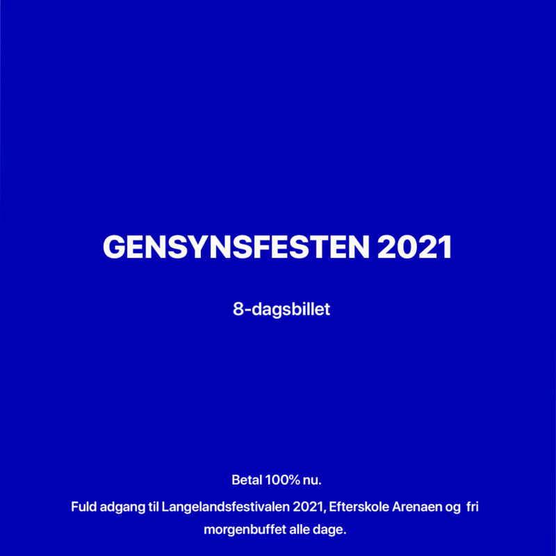 GENSYNSFESTEN 2021 GENSYNSFESTEN 2021