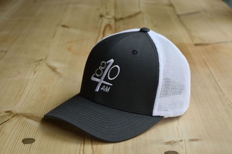 430AM Flexfit Mesh 2 Tone Trucker Dark Grey / White
