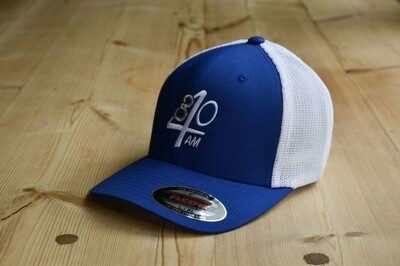 430AM Flexfit Mesh 2 Tone Trucker Royal Blue / White