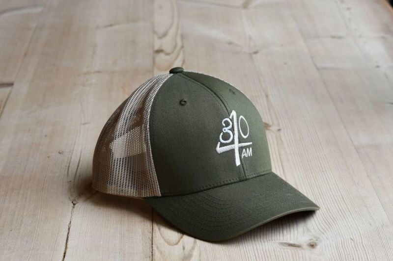 430AM 2 Tone Retro Snapback Trucker Olive / Tan
