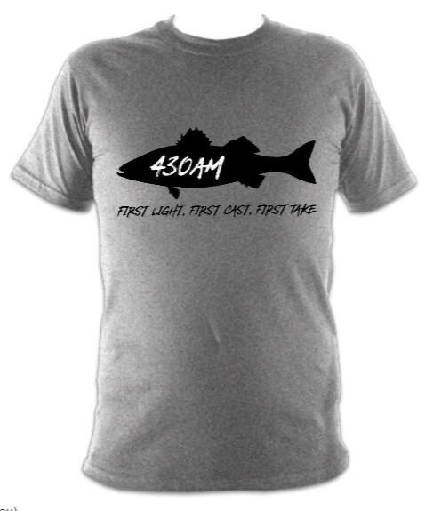 430AM SEA BASS TEE (0vercast Grey)