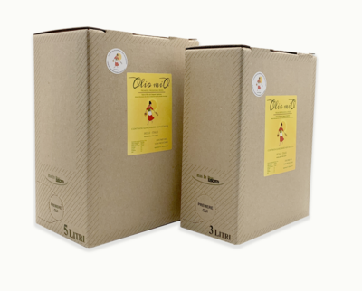 Bag-in-box, Huile d&#39;olive vierge extra, 3 litres