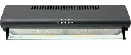 DEFY 90cm Gemini Cookerhood (DCH295) - Black