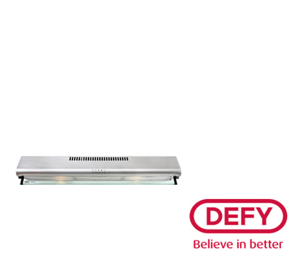 DEFY 90cm Gemini Cookerhood (DCH296) - Stainless Steel