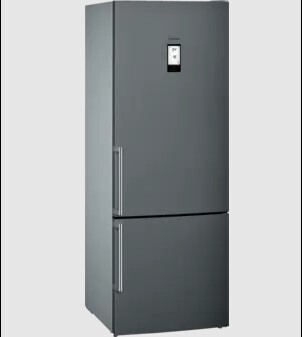 SIEMENS (KG56NAX30U) 505L Fridge/Freezer; Black stainless steel