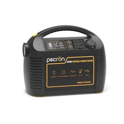 PECRON P600 PORTABLE POWER STATION 600W / 578WH