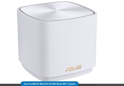 Asus ZenWifi AX Mini XD4 AX1800 Mesh WiFi 6 System