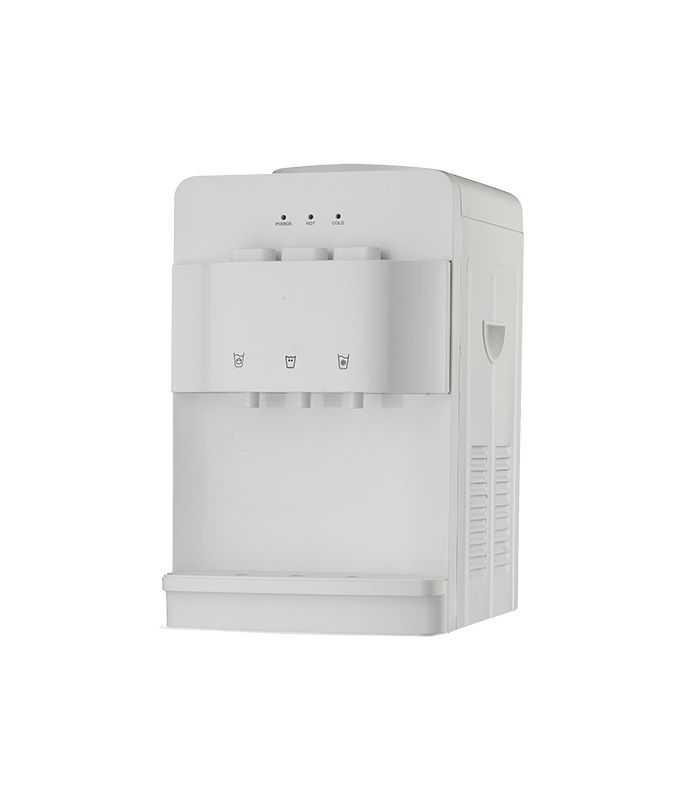 Hot&amp;Cold Water Dispenser, Counter Top with Cup Holder - White