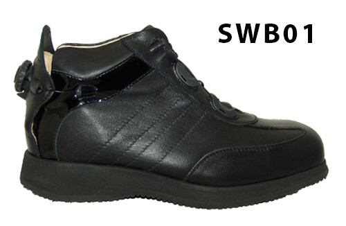 SMART BOOT - Black - Smooth lining - Rolling heel