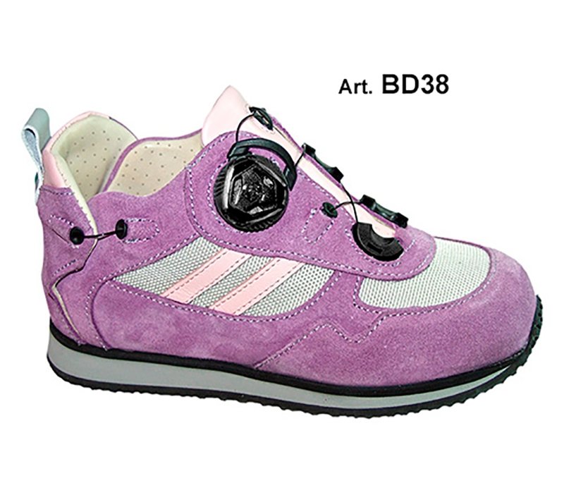 BUDDY - lilac/pink - PERFORATED lining - Flat heel