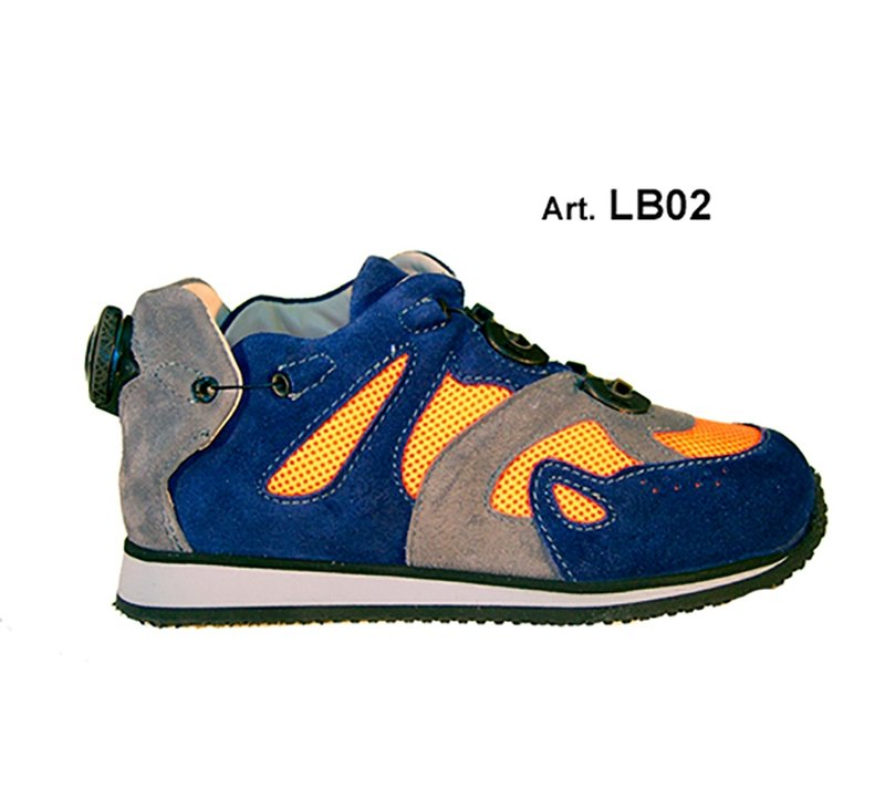 LASER - grey/blue - SMOOTH lining - Flat heel