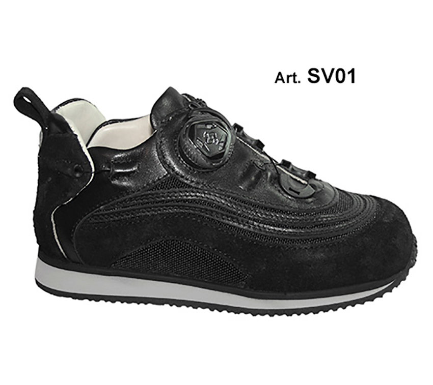 SILVER - black - SMOOTH lining - Flat heel