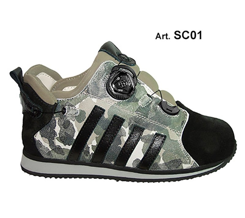 SOCK - black/grey - SMOOTH lining - Flat heel