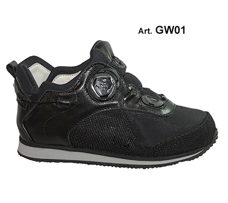 GROW - black - SMOOTH lining - Flat heel
