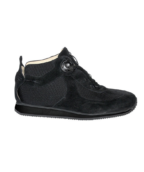 WALK BOOT - black - Smooth lining - Rolling heel