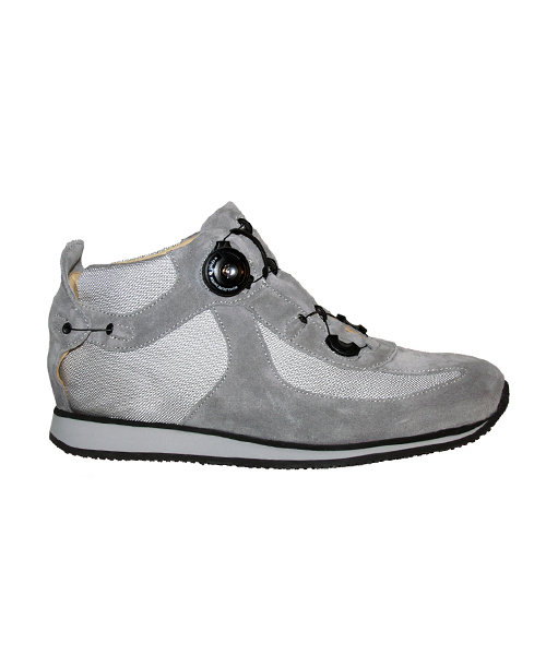 WALK BOOT - grey - Smooth lining - Rolling heel