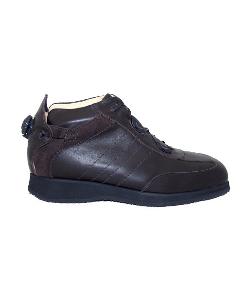 SMART BOOT - brown - Smooth lining - Rolling heel
