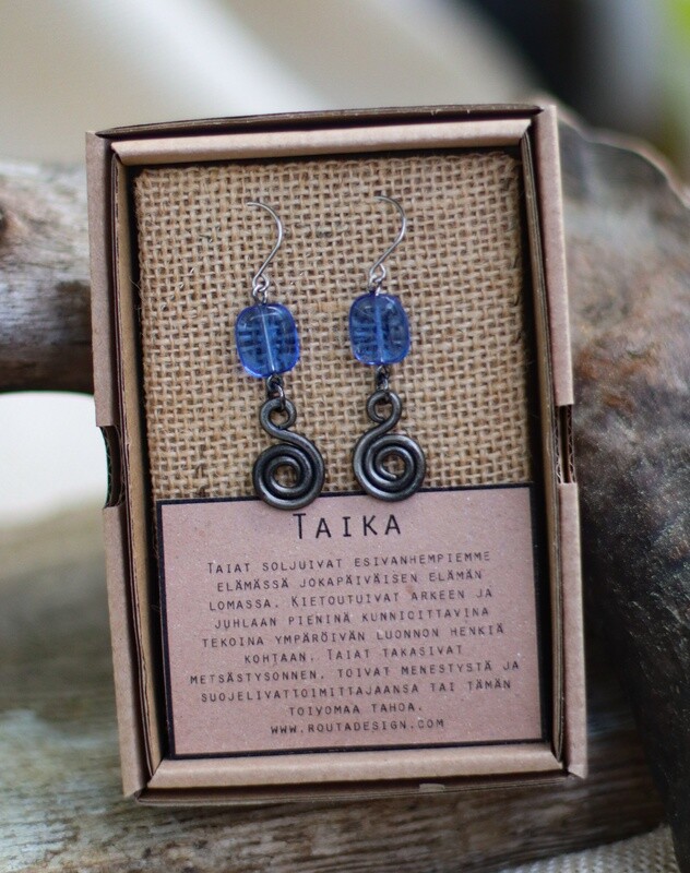 Taika-korvakorut lasihelmillä