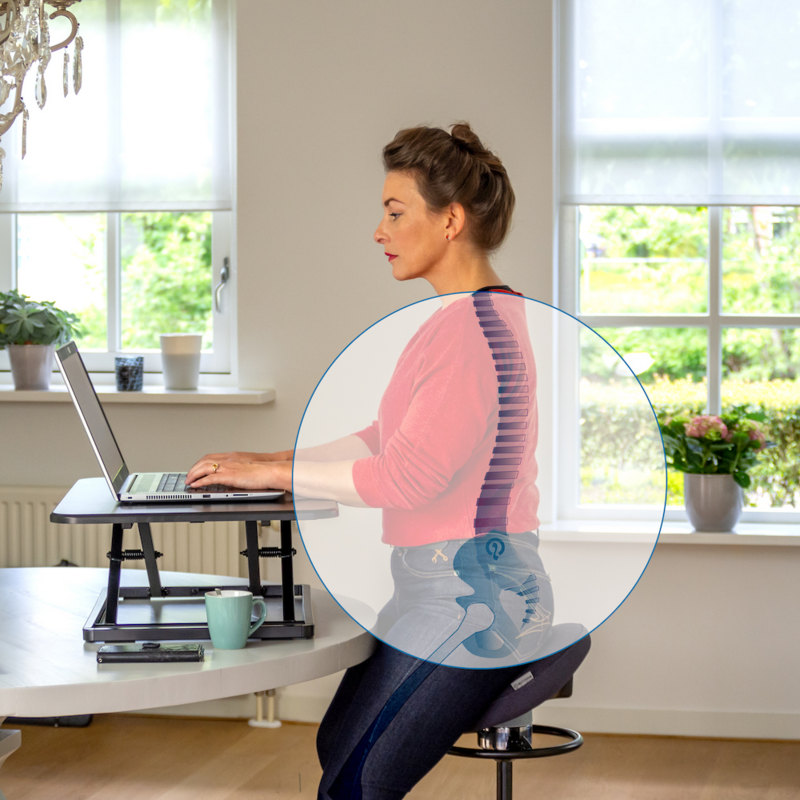 AMAZONE OFFICE - Sattelstuhl mit beweglicher Sitzfläche
