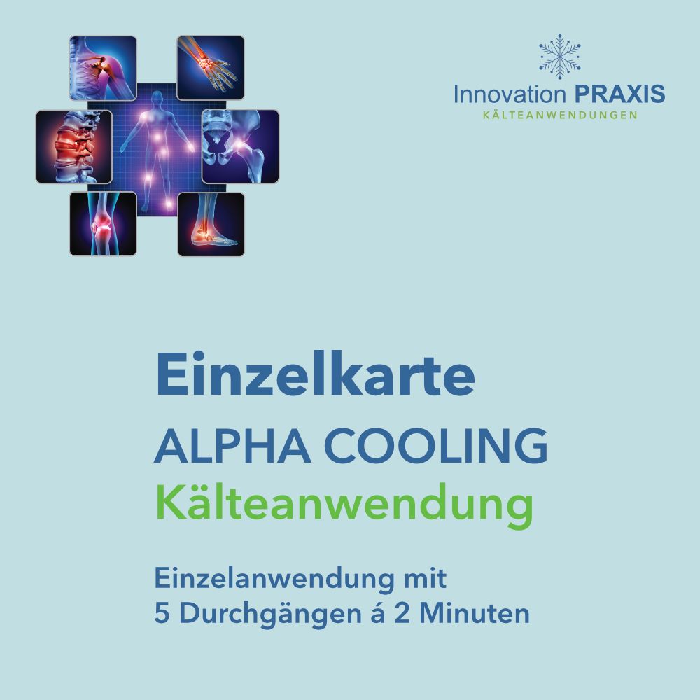 Kälteanwendung mit Alpha Cooling® Professional