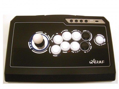 QanBa Q4 RAF Black PS3/Xbox/PC 3 in 1 Joystick Original Sanwa