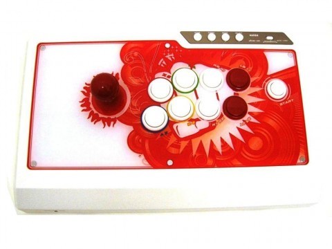 QanBa Q4 RAF PS3/Xbox/PC 3 in 1 Joystick Original Sanwa Limited white