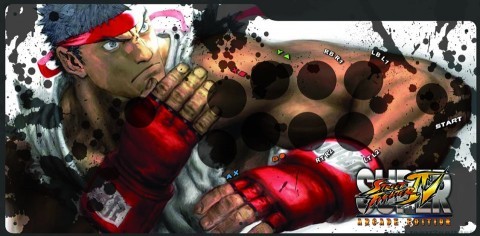 Qanba Q4 raf Ryu art work + one plexi glass