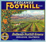 Redlands Foothill Oranges