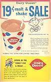 Dairy Queen 1959 Ad