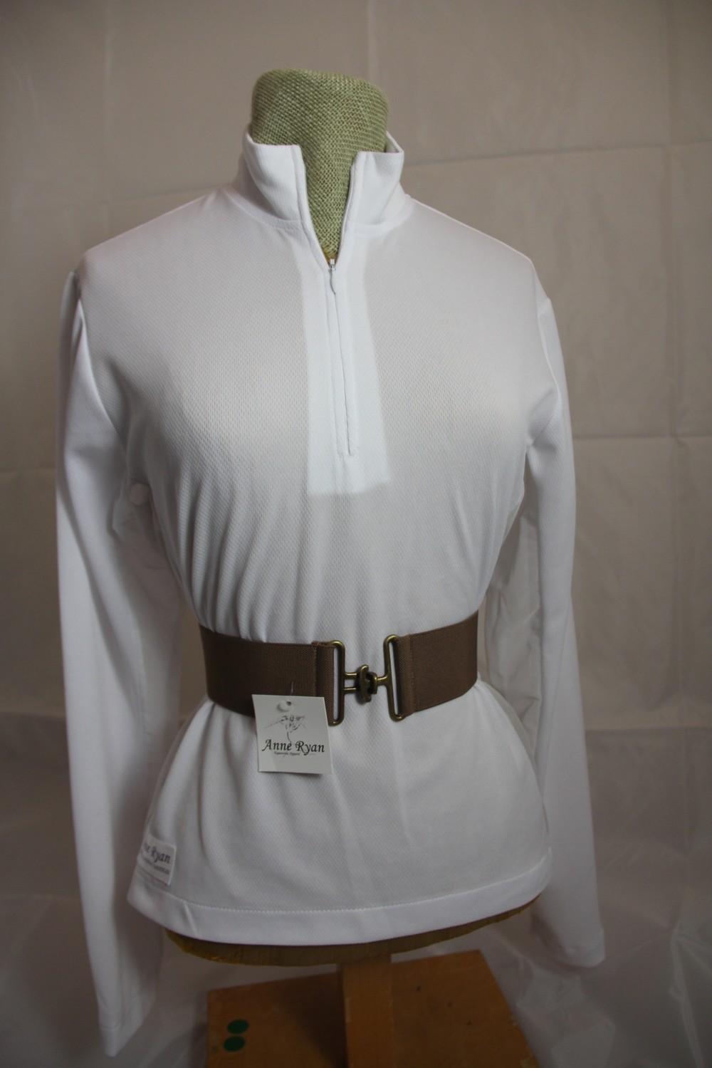 Anne Ryan Elastic Tan Belt