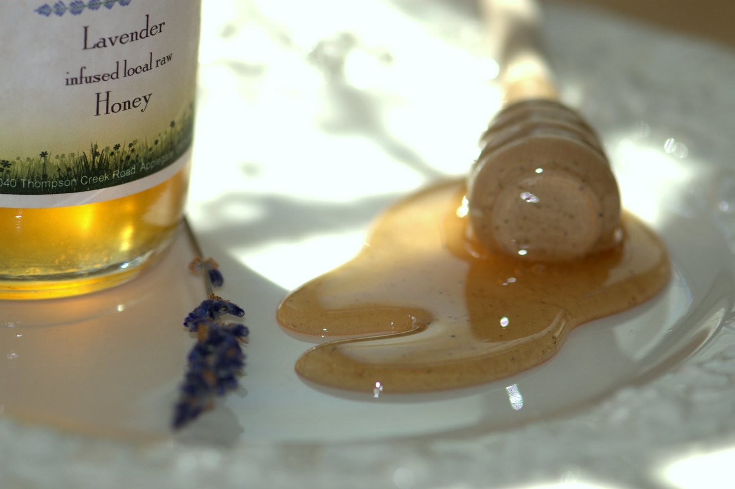 Lavender Infused Raw Honey