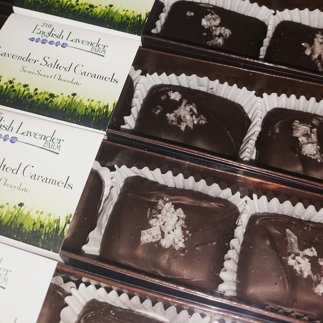 Lavender Salted Caramels