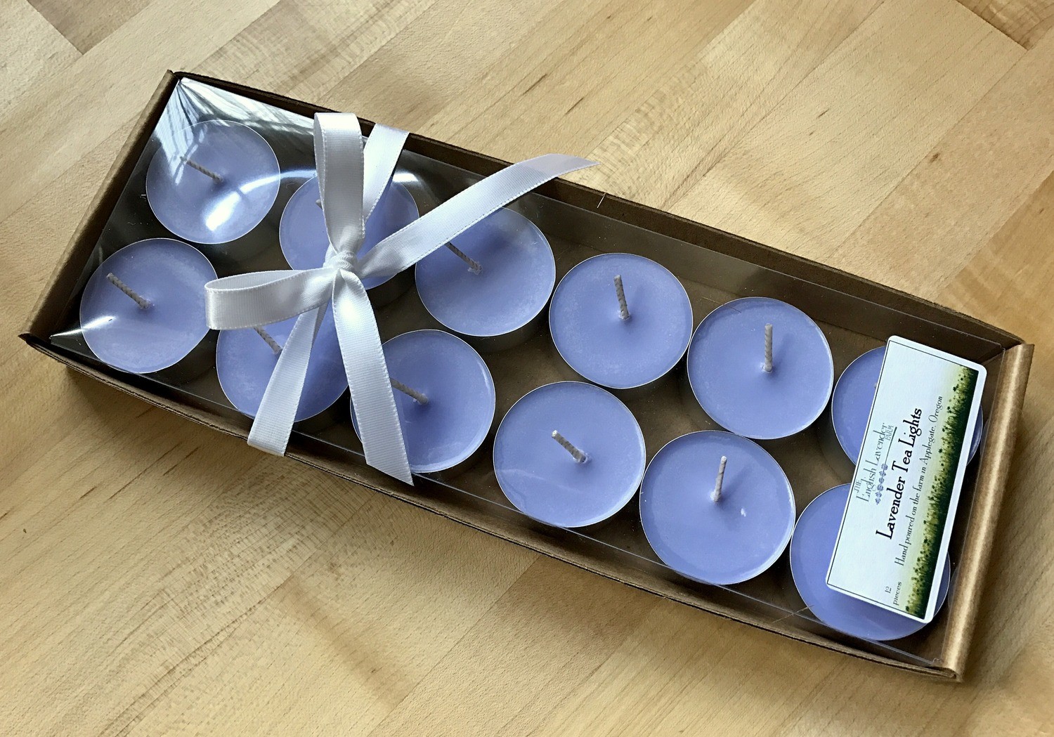 Lavender Soy Wax Tealights x 12