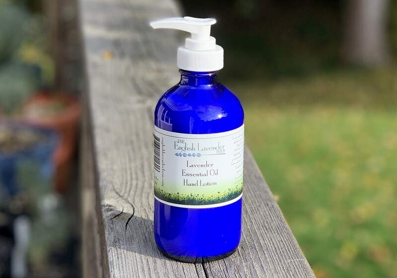 Lavender Essential Oil Hand Lotion, Size: 8oz Bottle