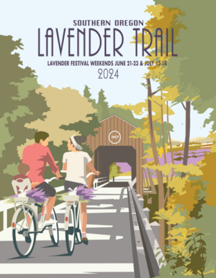 Southern Oregon Lavender Trail Festival Poster