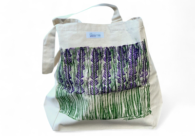 English Lavender Farm Tote Bag