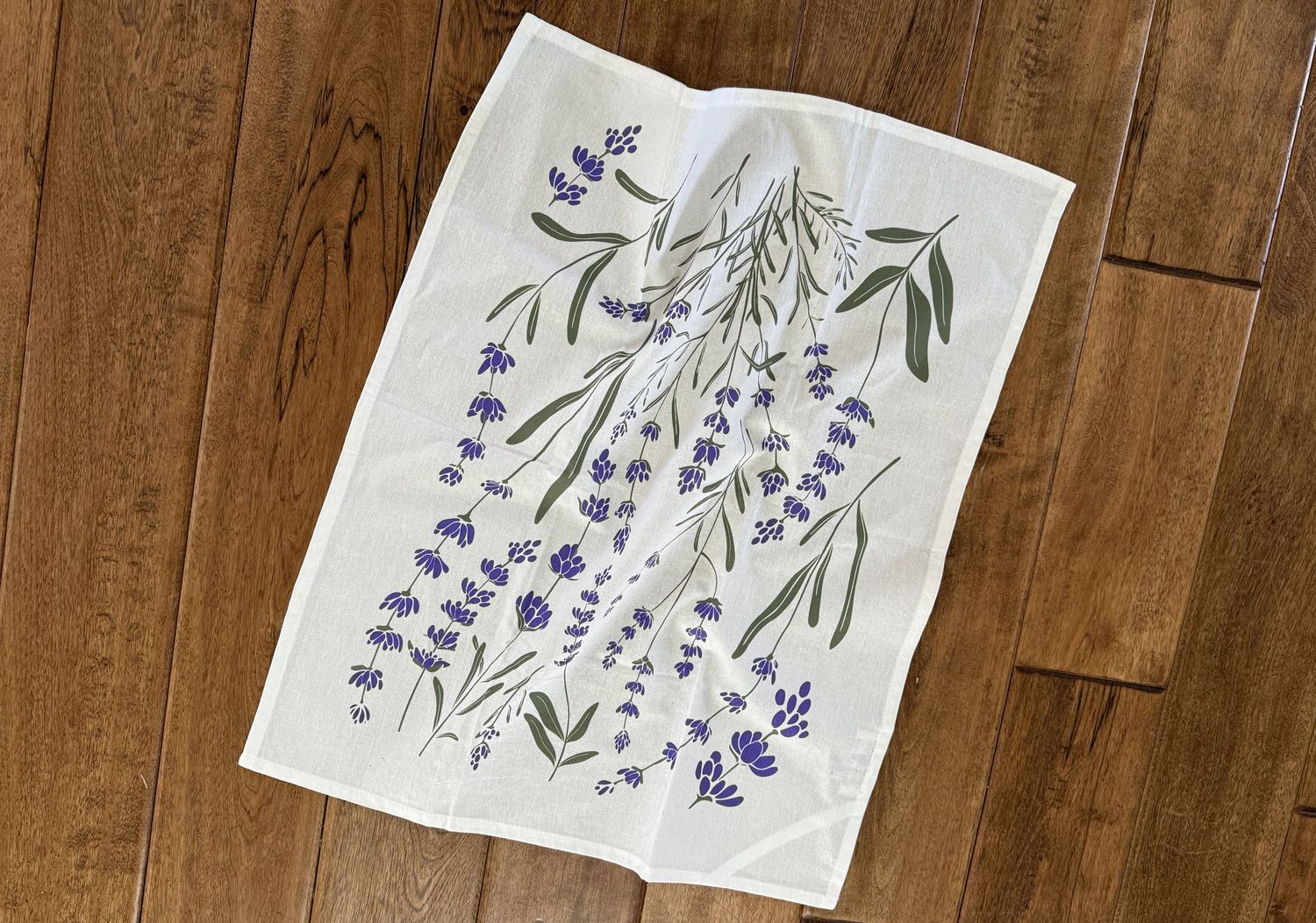 Hand Printed Tea Towel
