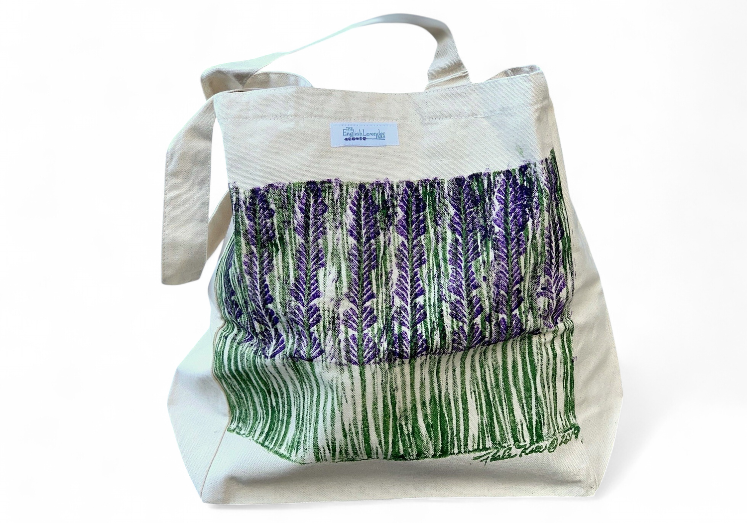 English Lavender Farm Tote Bag, Design: 2018