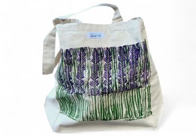 English Lavender Farm Tote Bag