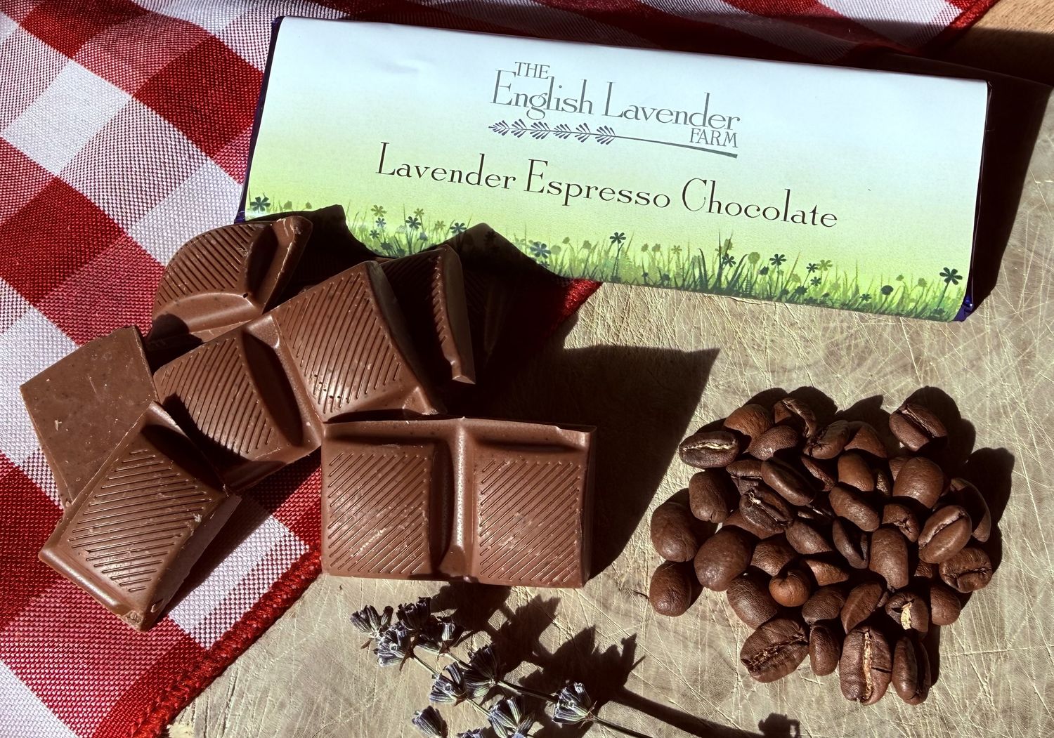 Lavender Espresso Chocolate Bar