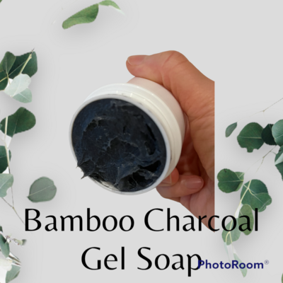 Bamboo Charcoal Gel Soap with Tea Tree Essential Oil  70g