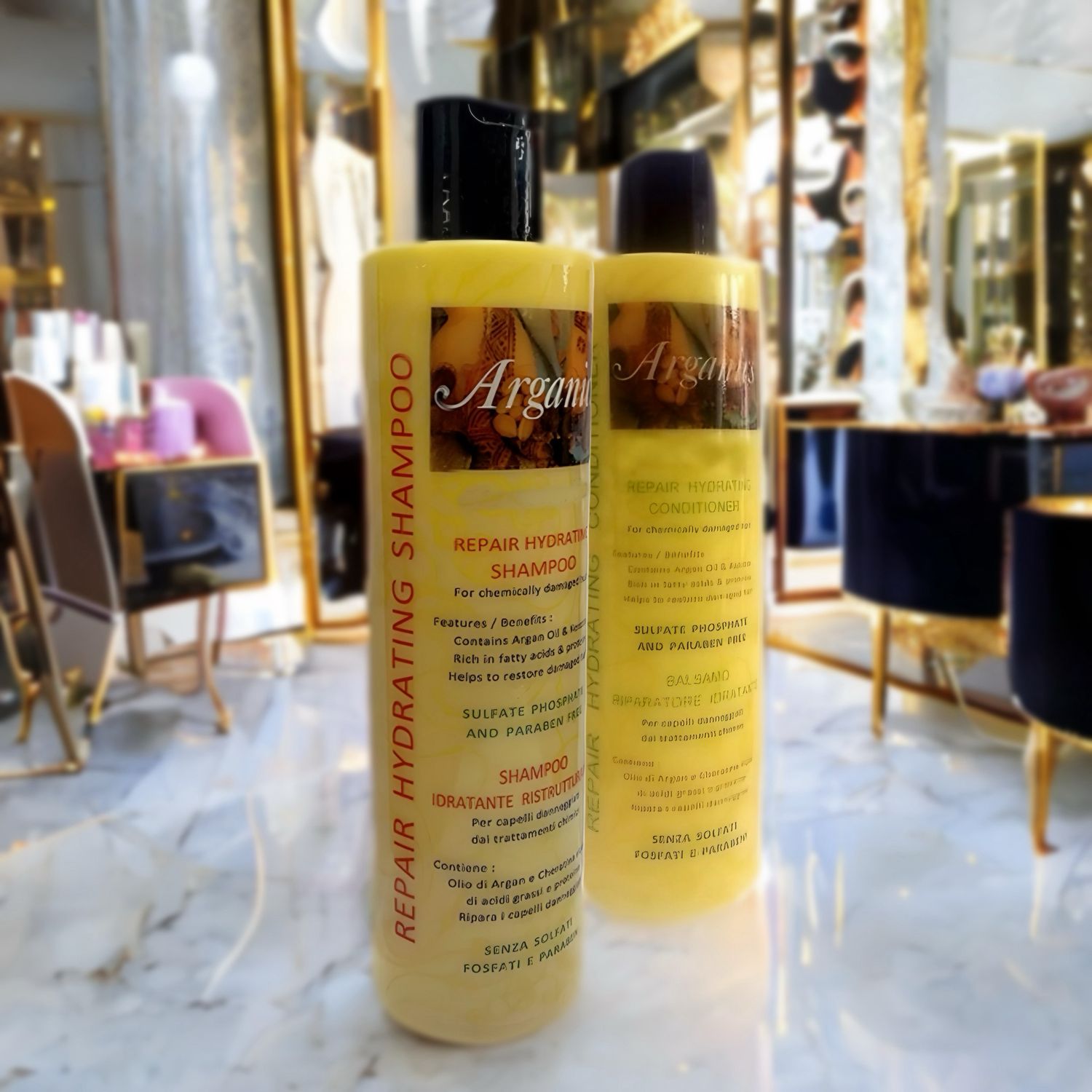 SHAMPOO E BALSAMO PROFESSIONALI ARGANICS