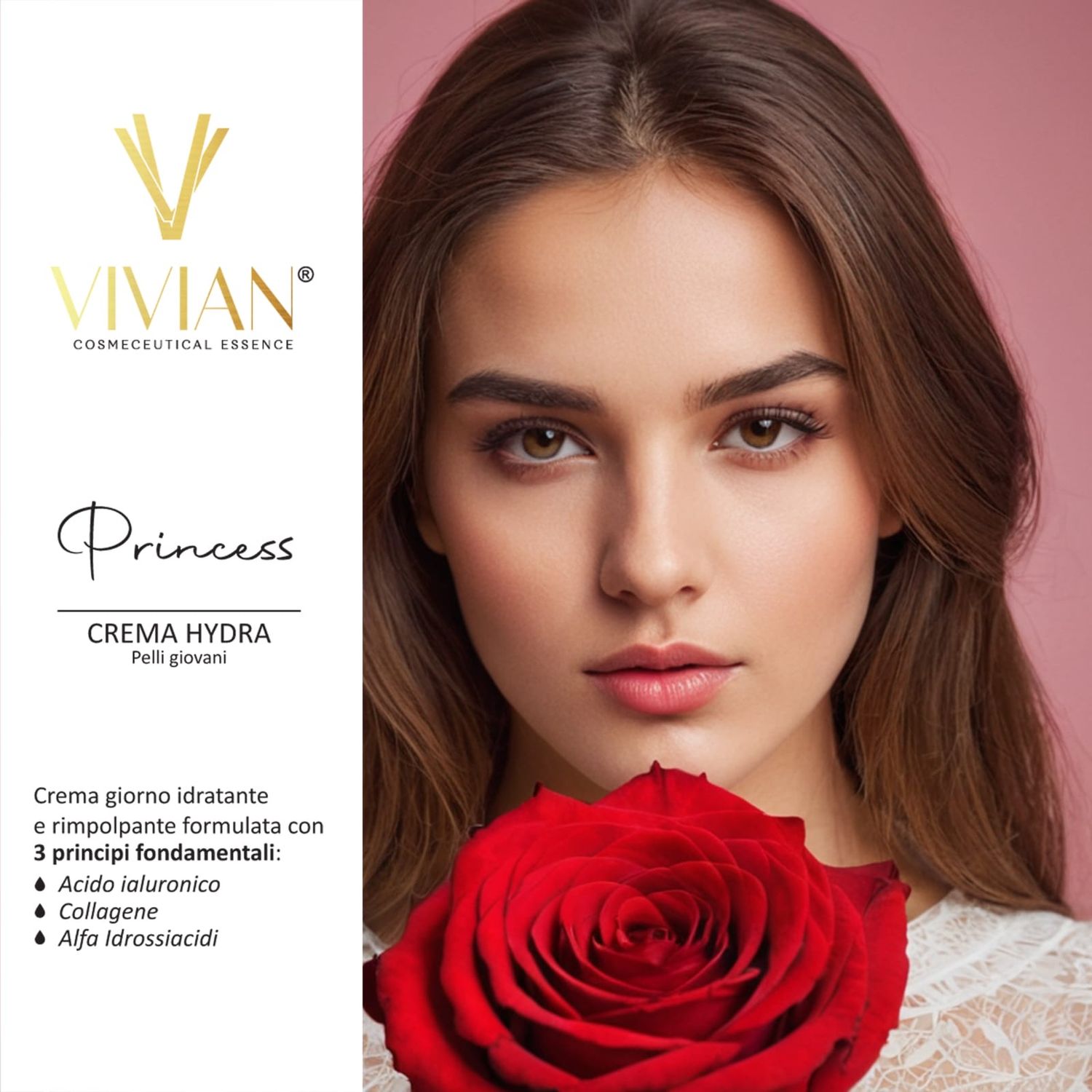 CREMA PRINCESS - idratante e rimpolpante - ideale per pelli giovani