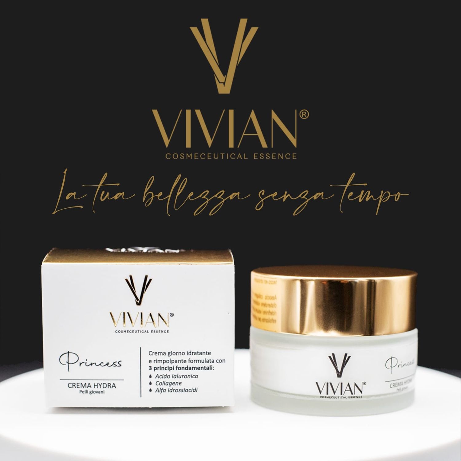 CREMA PRINCESS - idratante e rimpolpante - ideale per pelli giovani