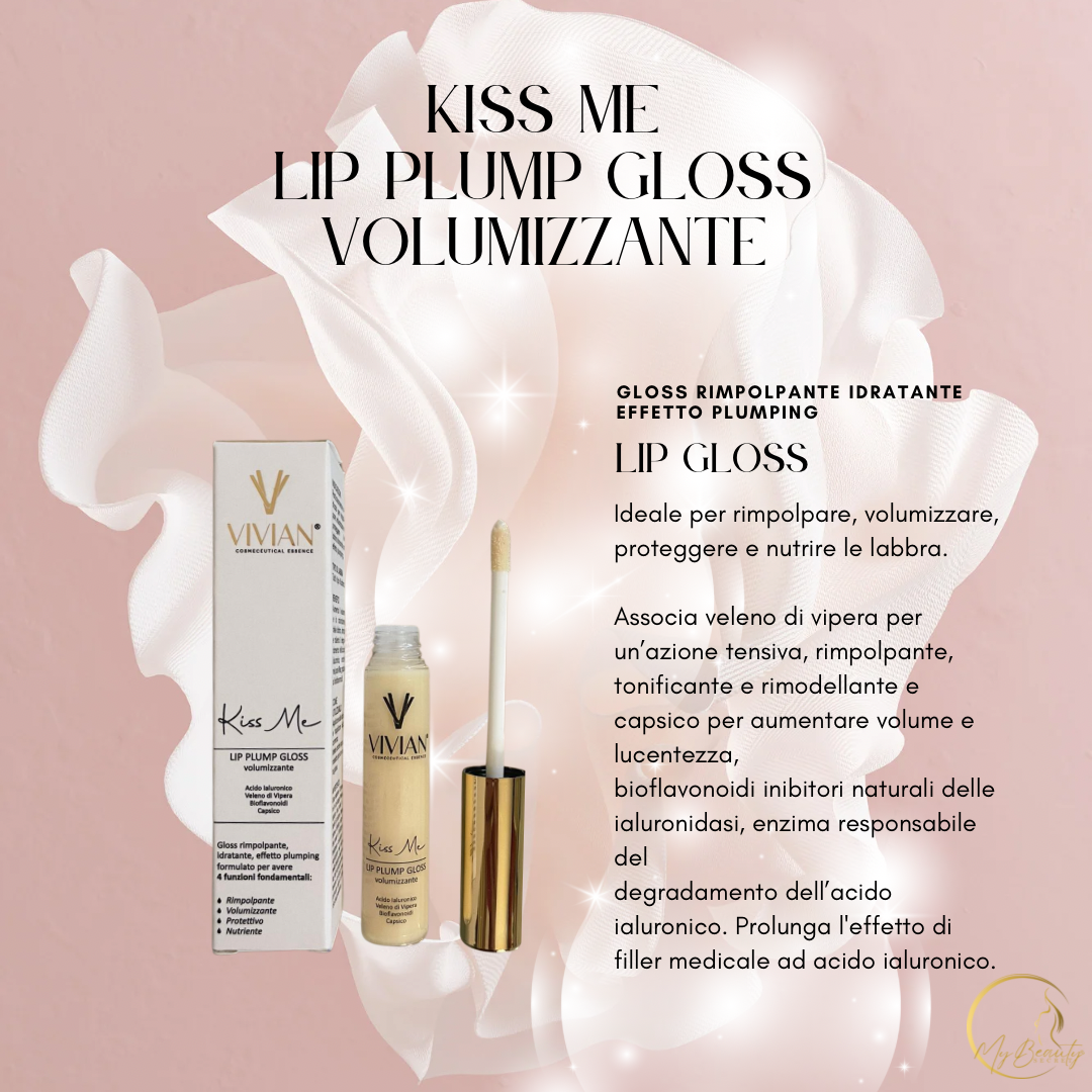 KISS ME LIP PLUMP GLOSS VOLUMIZZANTE effetto plumping