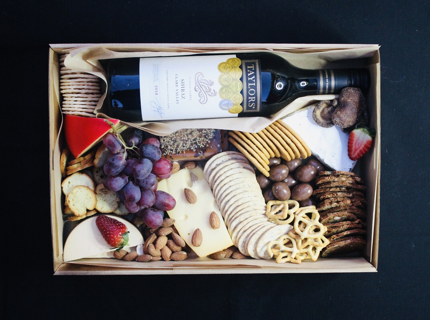 Wine & Cheese Grazing Box Wine & Cheese Grazing Box